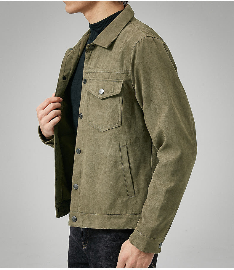 Halden Ridge™ | The Urbancrest Slim Suede Jacket