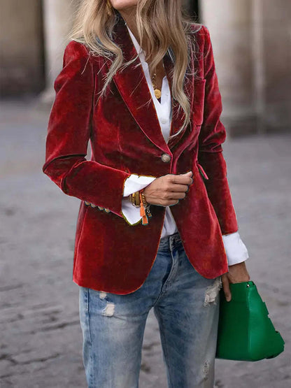 Selena | Women’s Classic Button-Up Casual Blazer