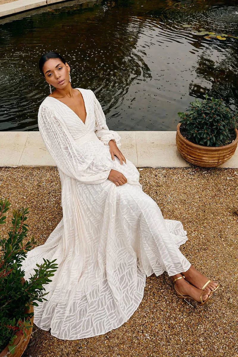Blenheim Ballad™ | Pleated Evening Gown
