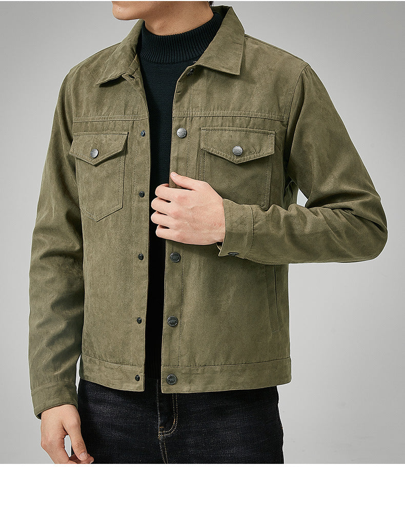 Halden Ridge™ | The Urbancrest Slim Suede Jacket