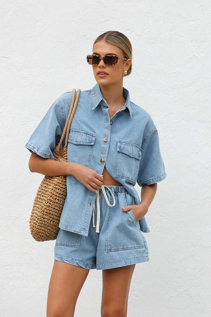 Chelsea Dusk™ | Classic Denim Two-Piece