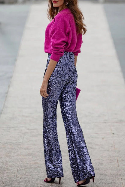 Glasto Glimmer™ | Sequin Party Trousers