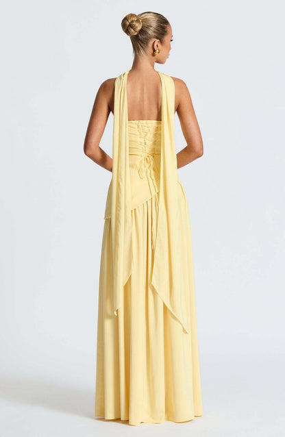 Hampton Royal™ | Lace-Up Back Evening Dress