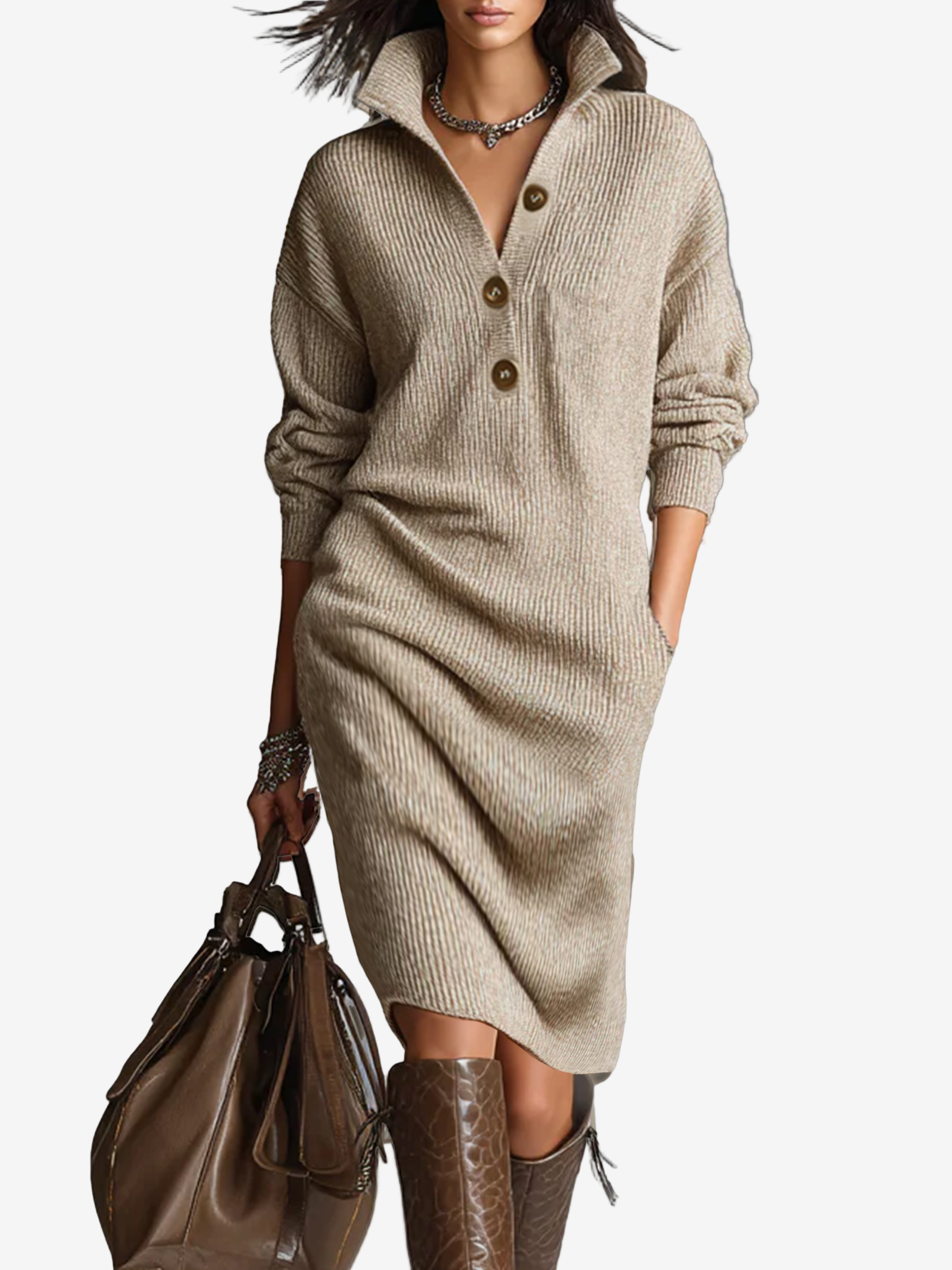 Clara Duvall™ | Cosy Elegance Dress