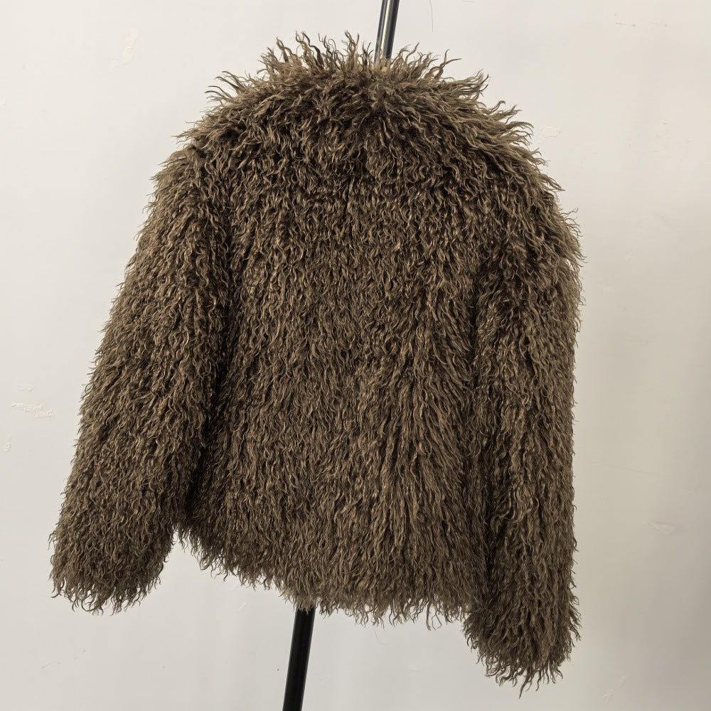 Loxley Drift™ | Curl Texture Statement Coat