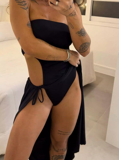 Chelsea Charm™ | Strapless Bodysuit Dress