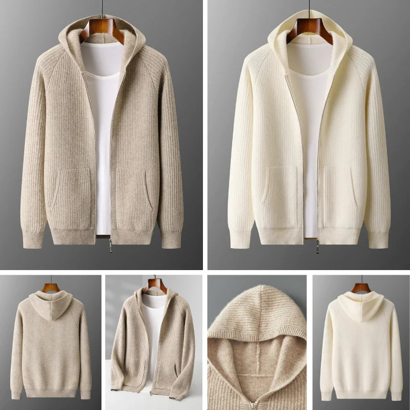 Eversfield Line™ | Refined Zip Merino Hoodie