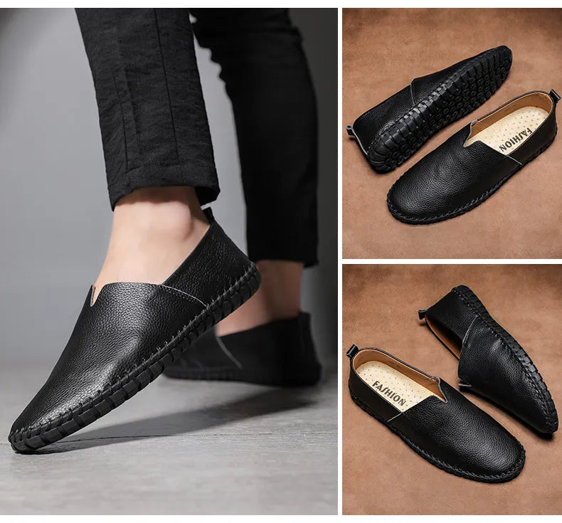 Saint Tropez™ | Genuine Leather Moccasins