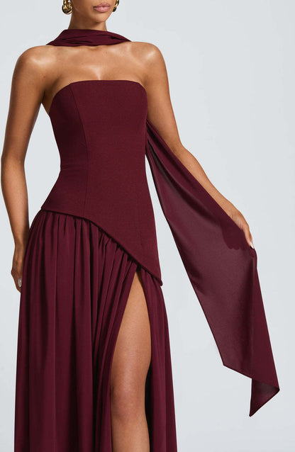 Hampton Royal™ | Lace-Up Back Evening Dress