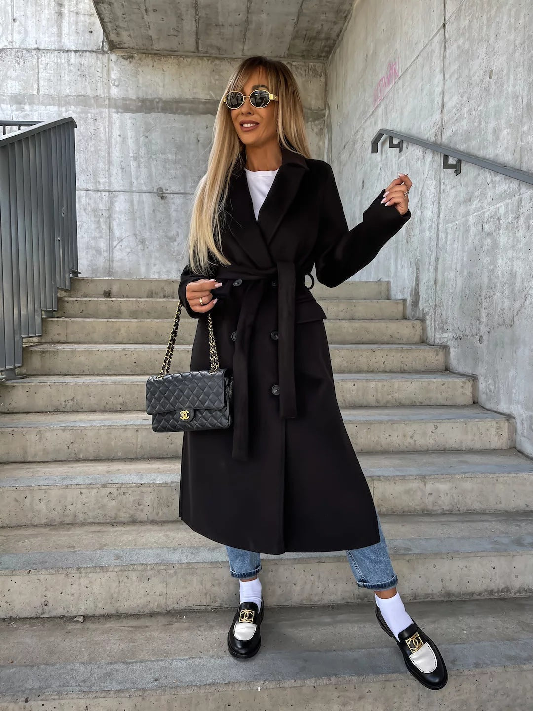 Addison | Women’s Classic Long Sleeve Trench Coat