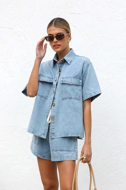 Chelsea Dusk™ | Classic Denim Two-Piece