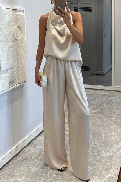 Camden Elegance™ | Loose-Fit Satin Co-ord Set