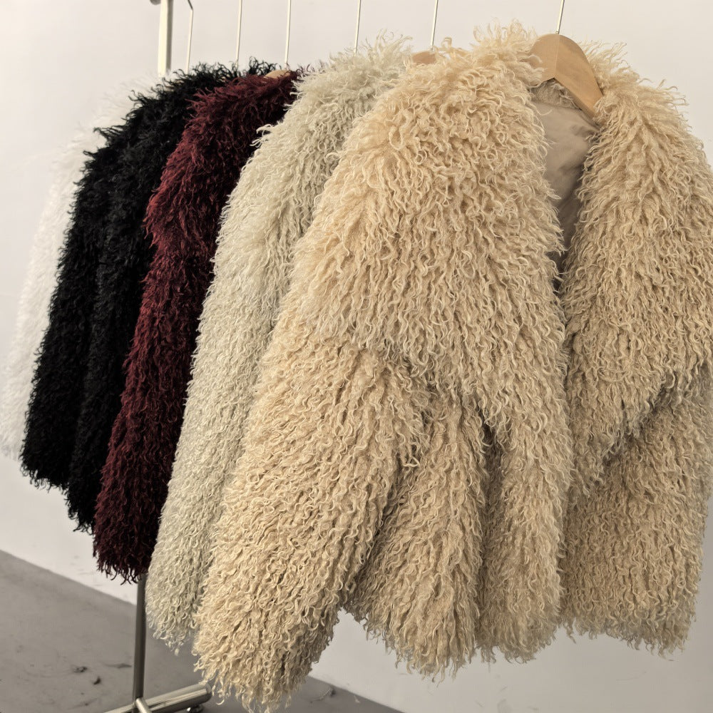 Loxley Drift™ | Curl Texture Statement Coat
