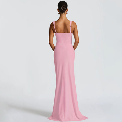 Elara Frost™ | Luxe Silhouette Slip Dress
