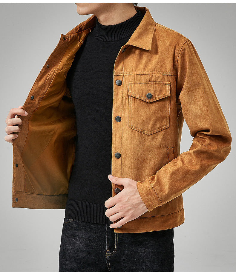 Halden Ridge™ | The Urbancrest Slim Suede Jacket