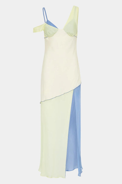Thames Drape™ | Asymmetric Midi Dress