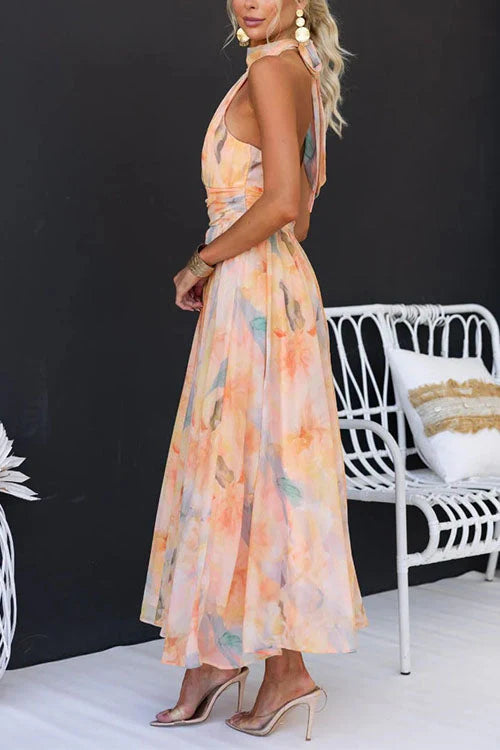 MayfairMuse™ | Artistic Open-Back Maxi