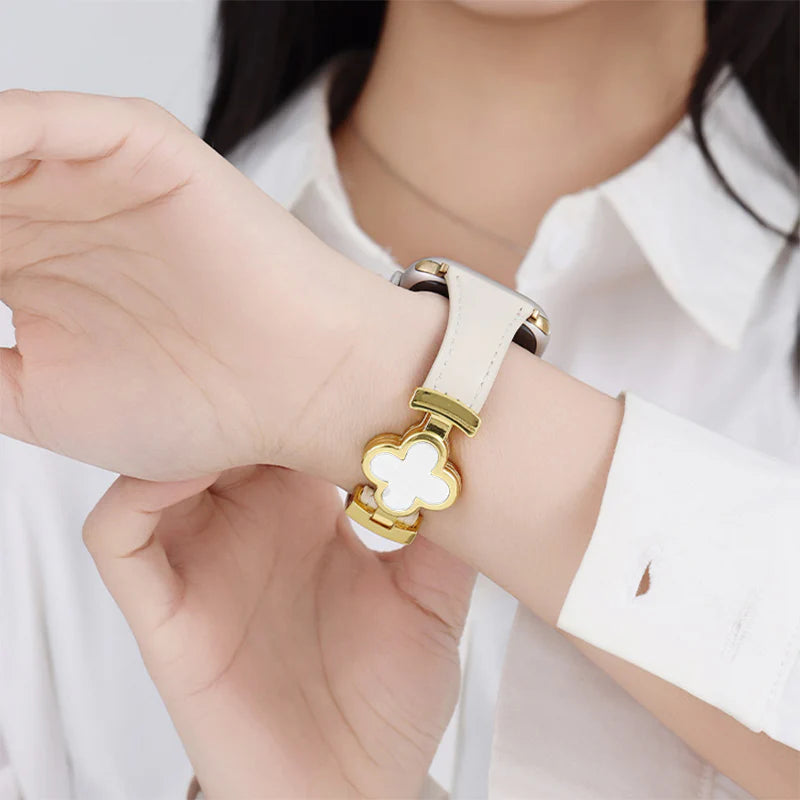London Blossom™ | Genuine Leather Floral Strap