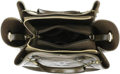 Duchess Carryall™ | Maternity-Friendly Topstitched Retro Tote