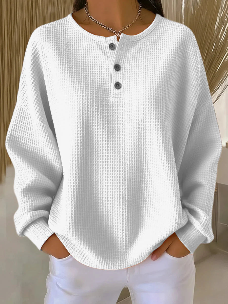 Anne™ | Casual Sweatshirt with Collar