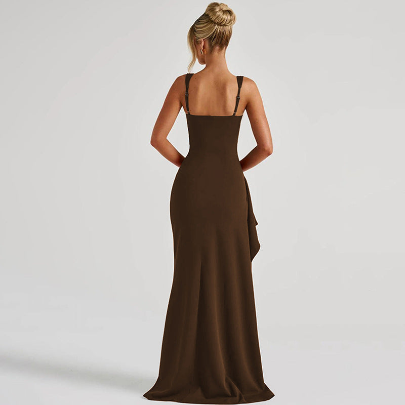 Elara Frost™ | Luxe Silhouette Slip Dress