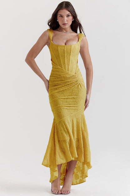 MayfairBelle™ | Corseted Floral Gown