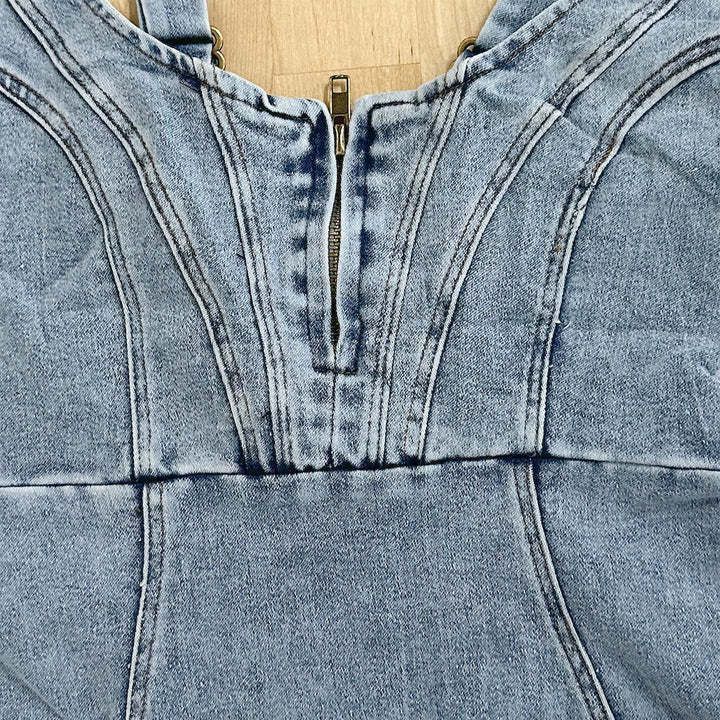 Mona™ | Denim Slip‑On Dress
