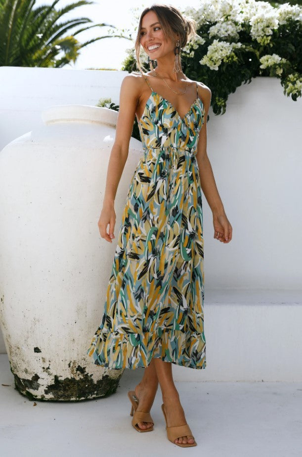Chiara™ | Colour‑Pop Midi Dress