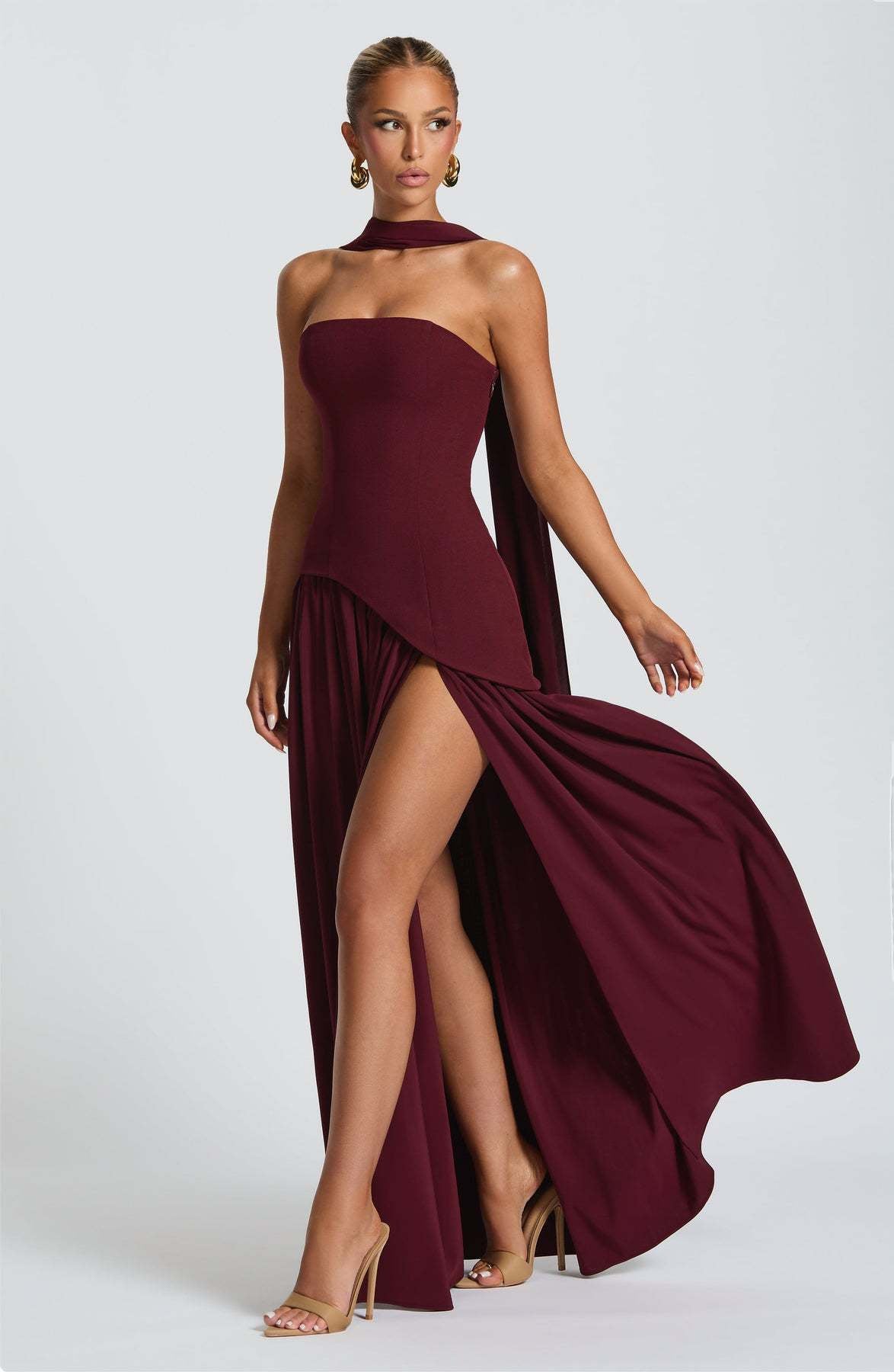 Hampton Royal™ | Lace-Up Back Evening Dress