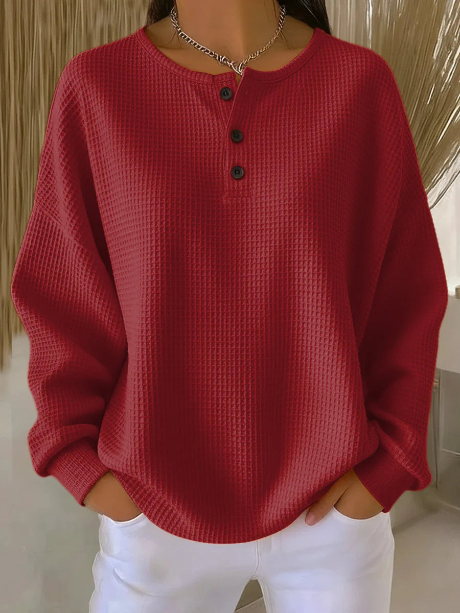 Anne™ | Casual Sweatshirt with Collar