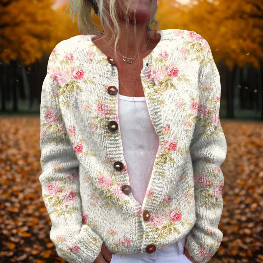 Lianne | Floral Art Cardigan
