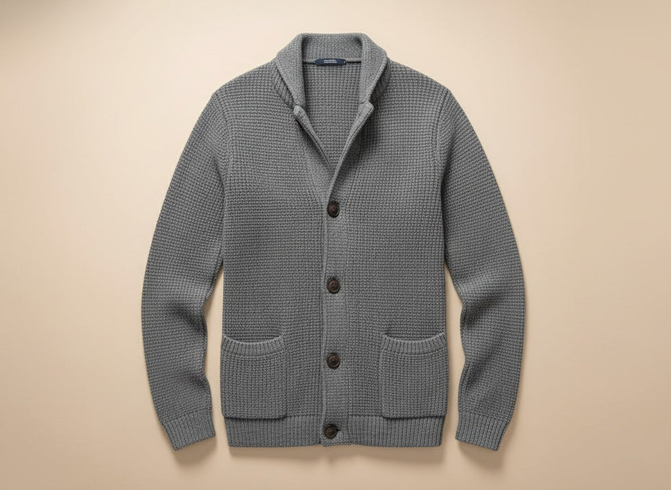 Ellington Crest™ | The WoolEase Cardigan