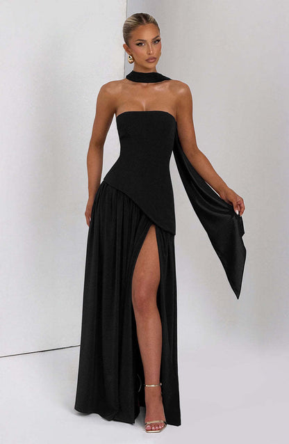 Hampton Royal™ | Lace-Up Back Evening Dress