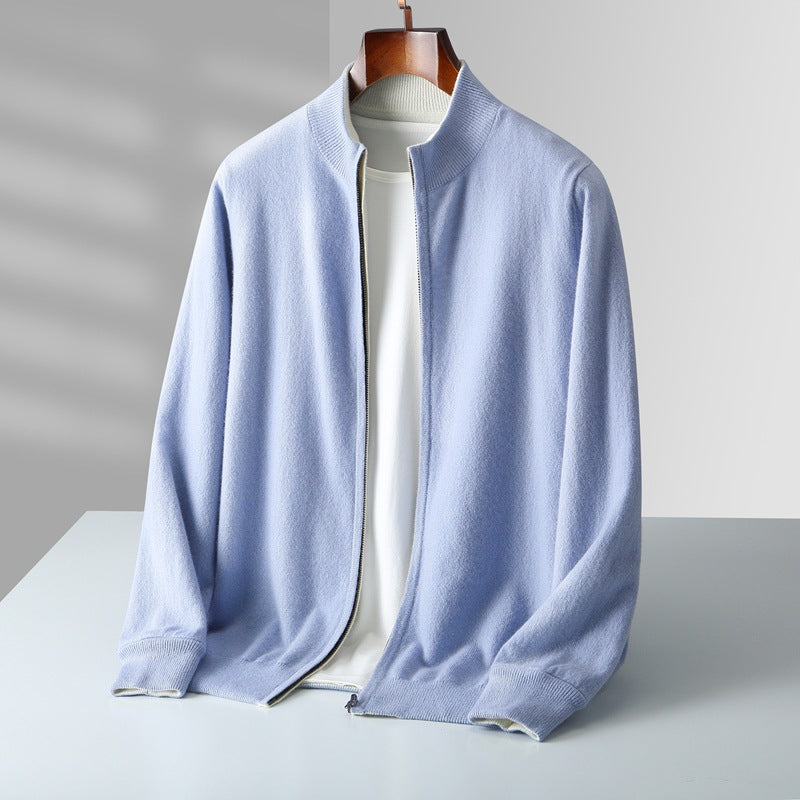 Norwood Line™ | Two-Tone Wool Cardigan