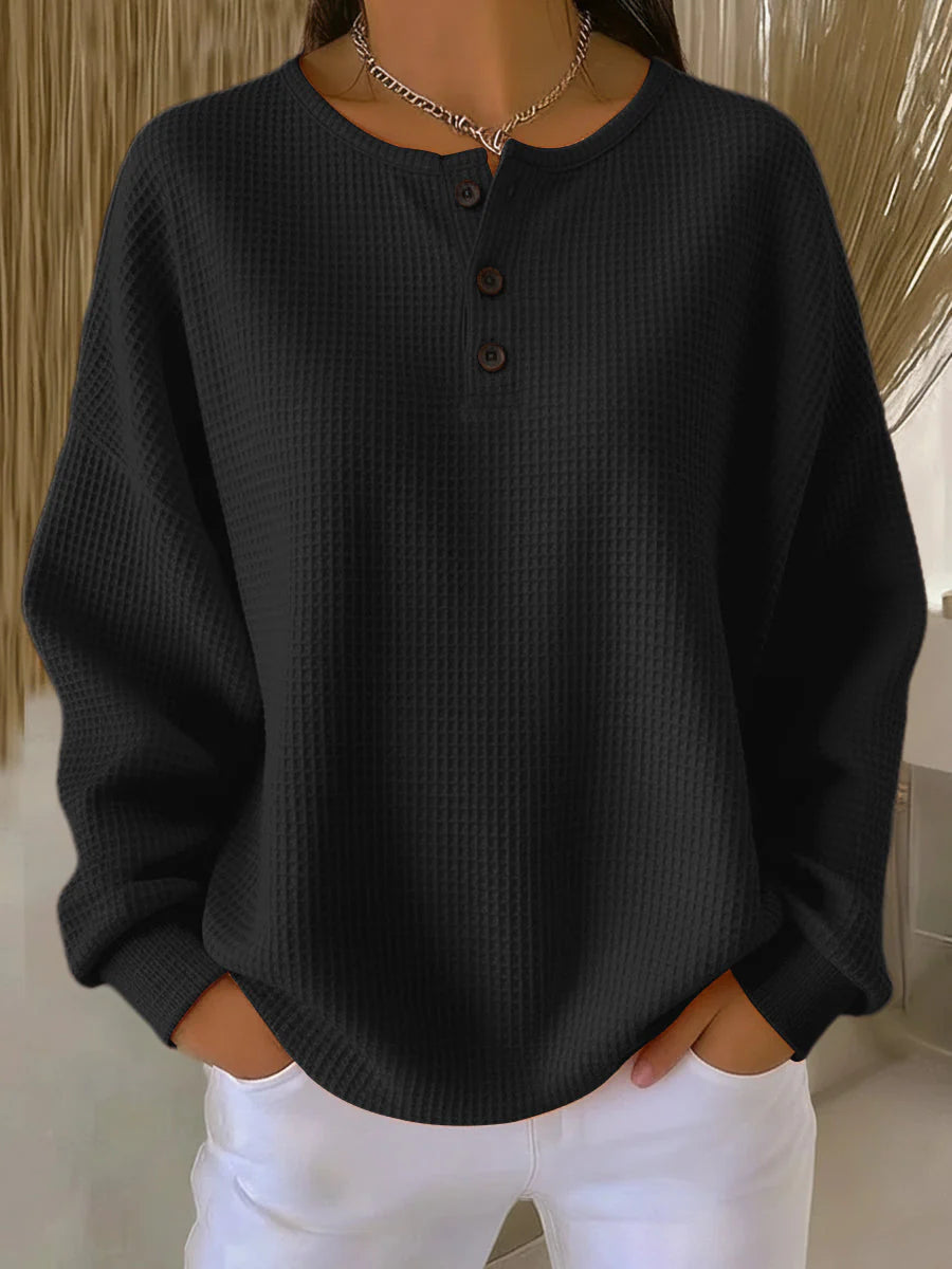 Anne™ | Casual Sweatshirt with Collar