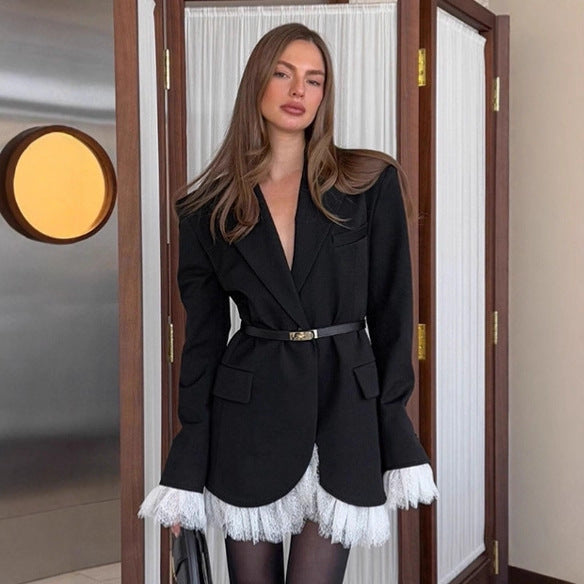 Bayswater Belle™ | Buttoned Blazer Mini Dress