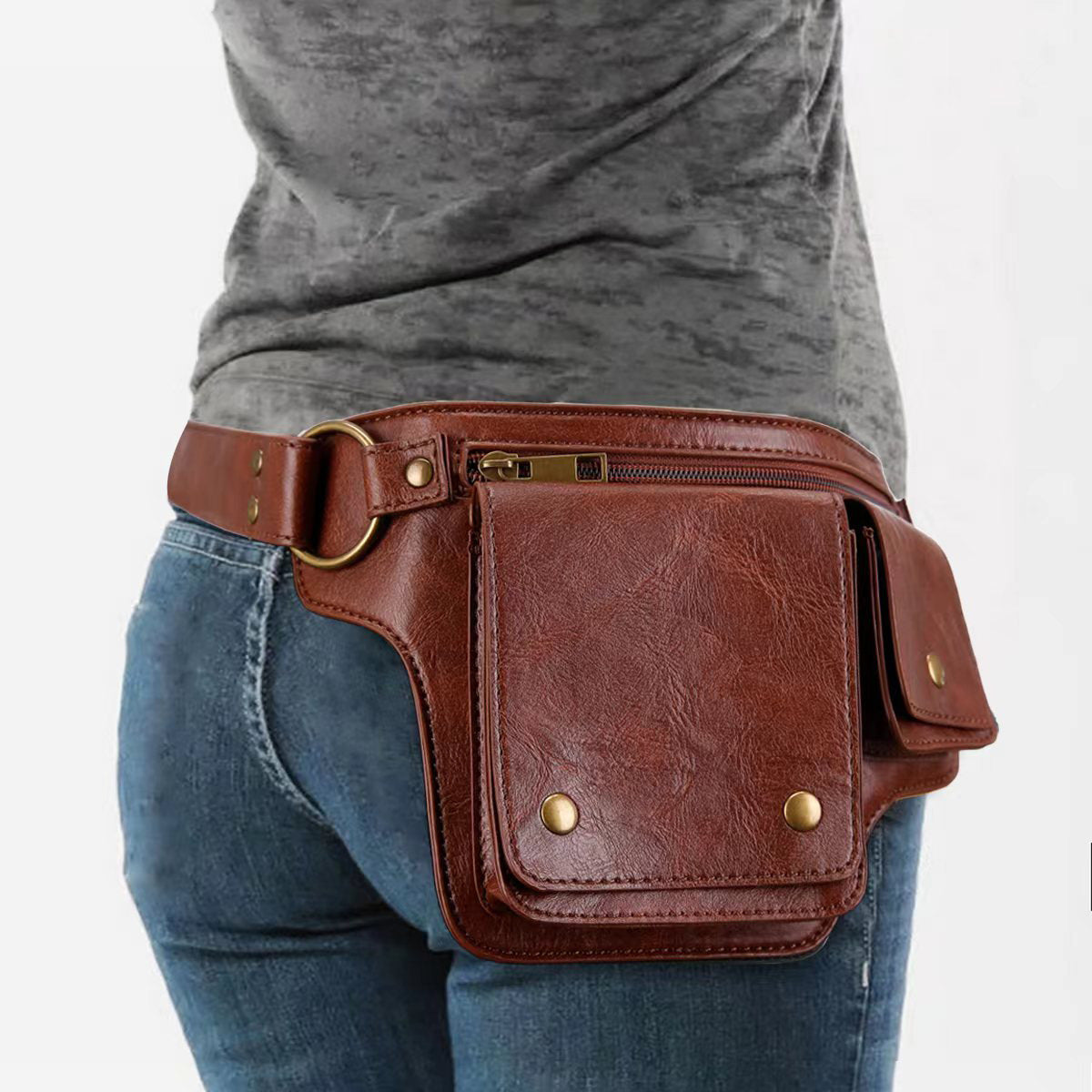 Auburn &amp; Vale™ | The Lockwood Retro Carry Leather Bag