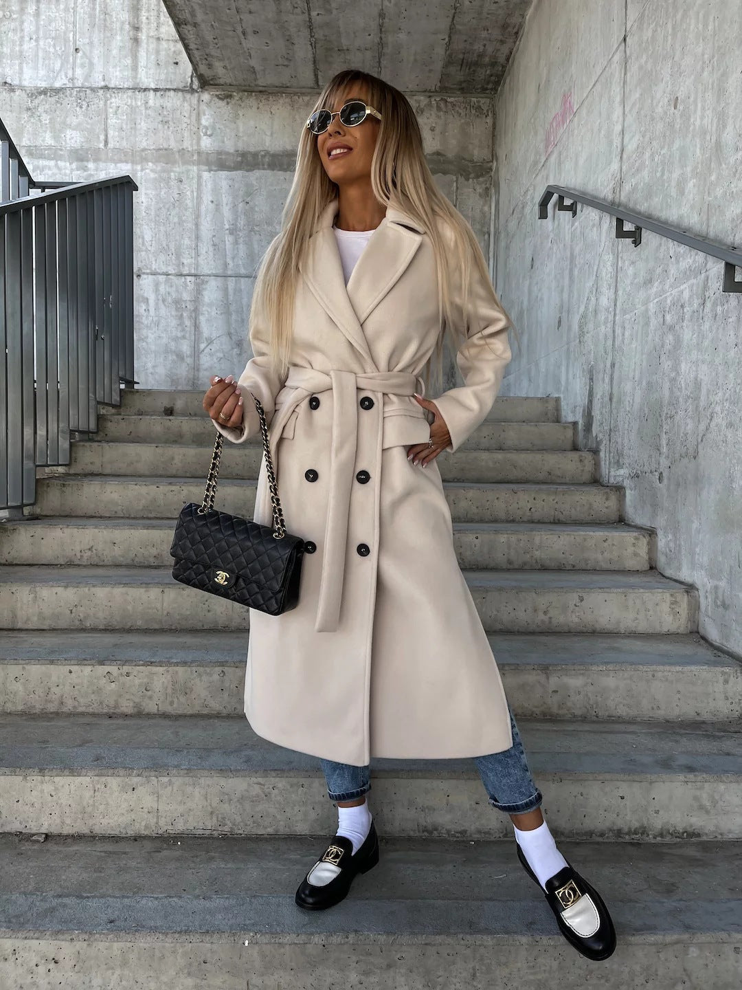 Addison | Women’s Classic Long Sleeve Trench Coat