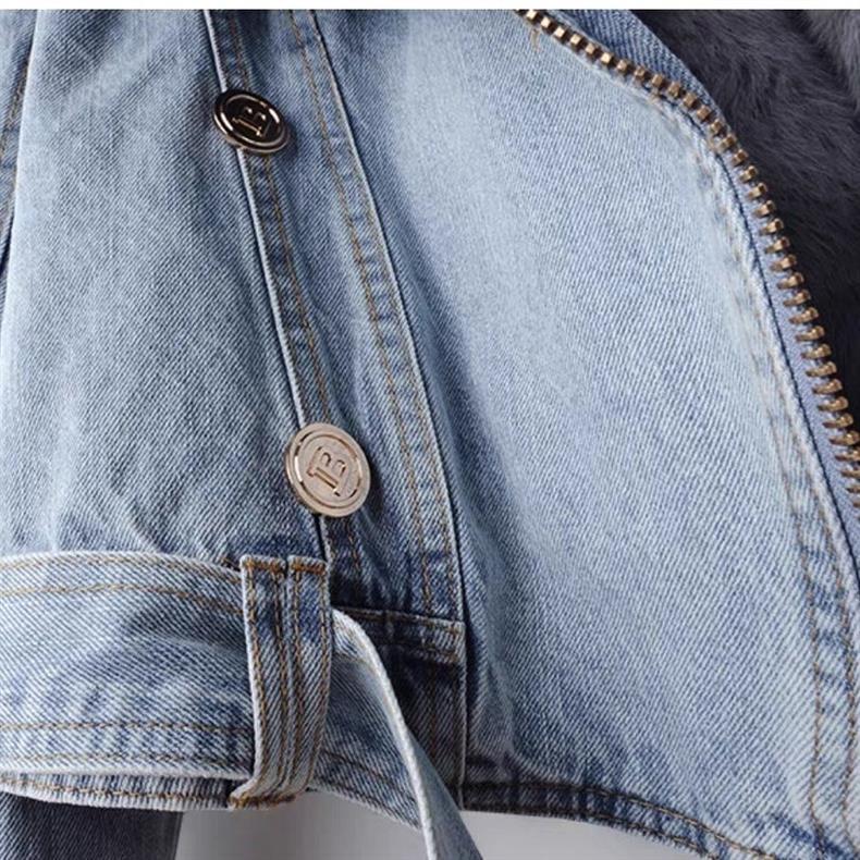Aldermere Luxe™ | Fur-Collar Denim Jacket