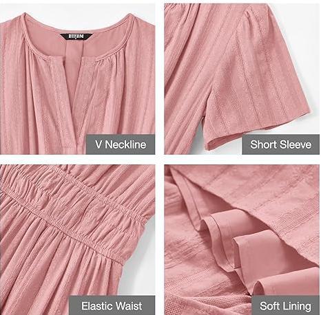 Brighton Belle™ | Floaty V-Neck Day Dress