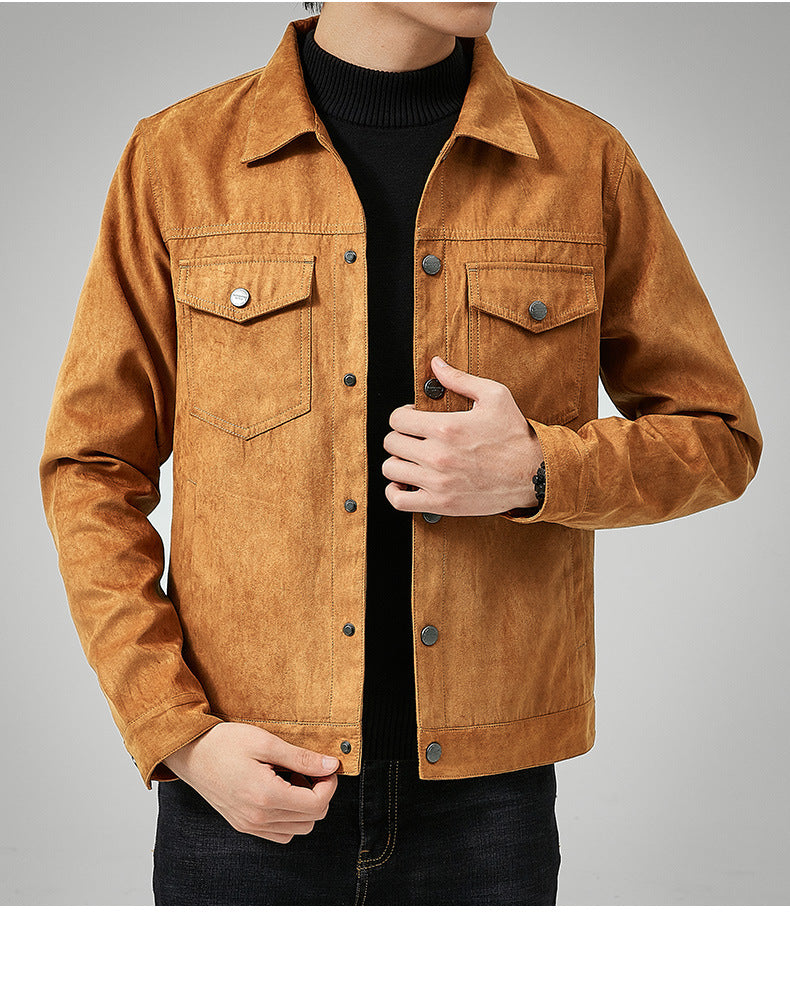 Halden Ridge™ | The Urbancrest Slim Suede Jacket