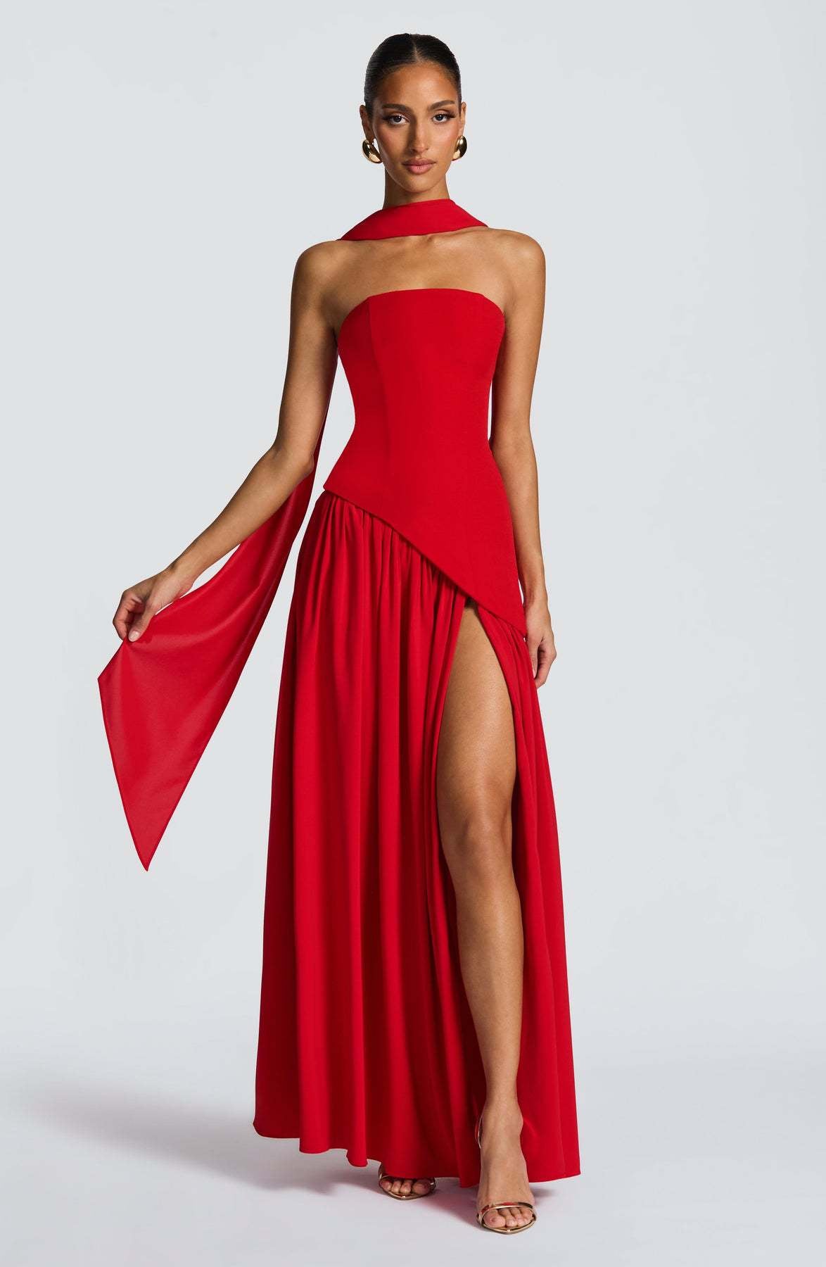 Hampton Royal™ | Lace-Up Back Evening Dress