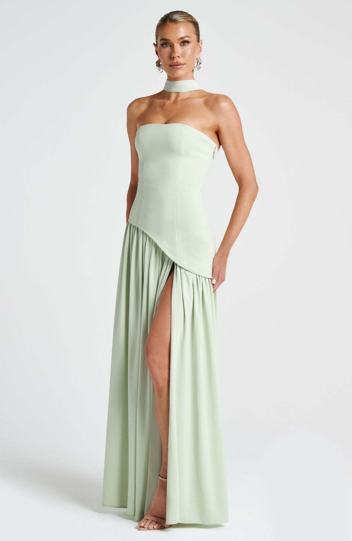 Hampton Royal™ | Lace-Up Back Evening Dress