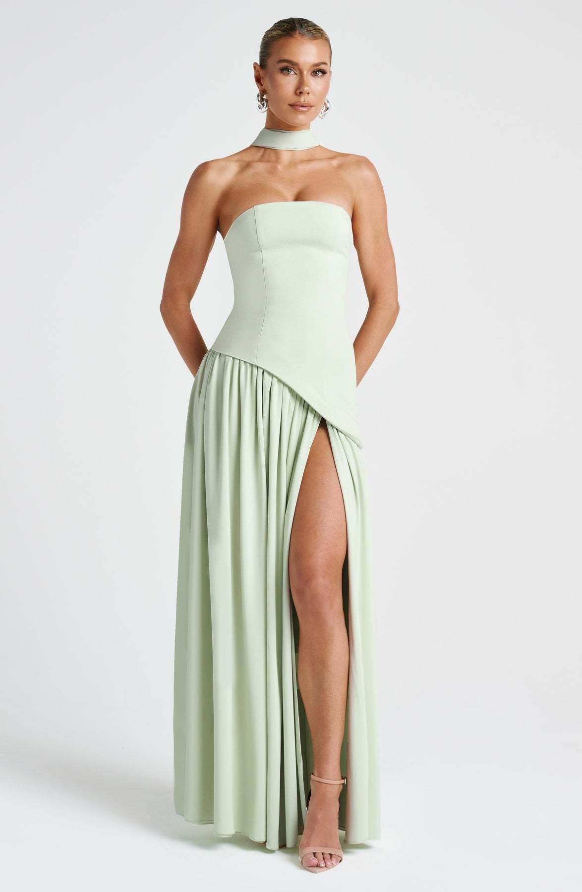 Hampton Royal™ | Lace-Up Back Evening Dress