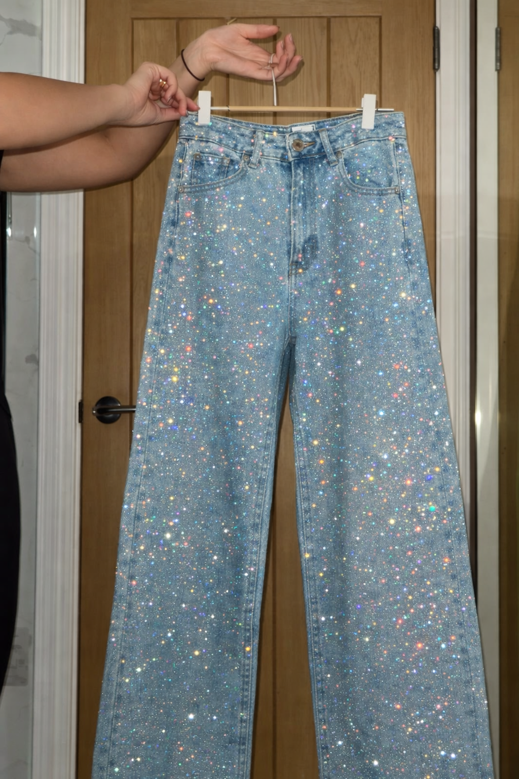 Celine Harwood™ | The Rainbow Gleam Jeans