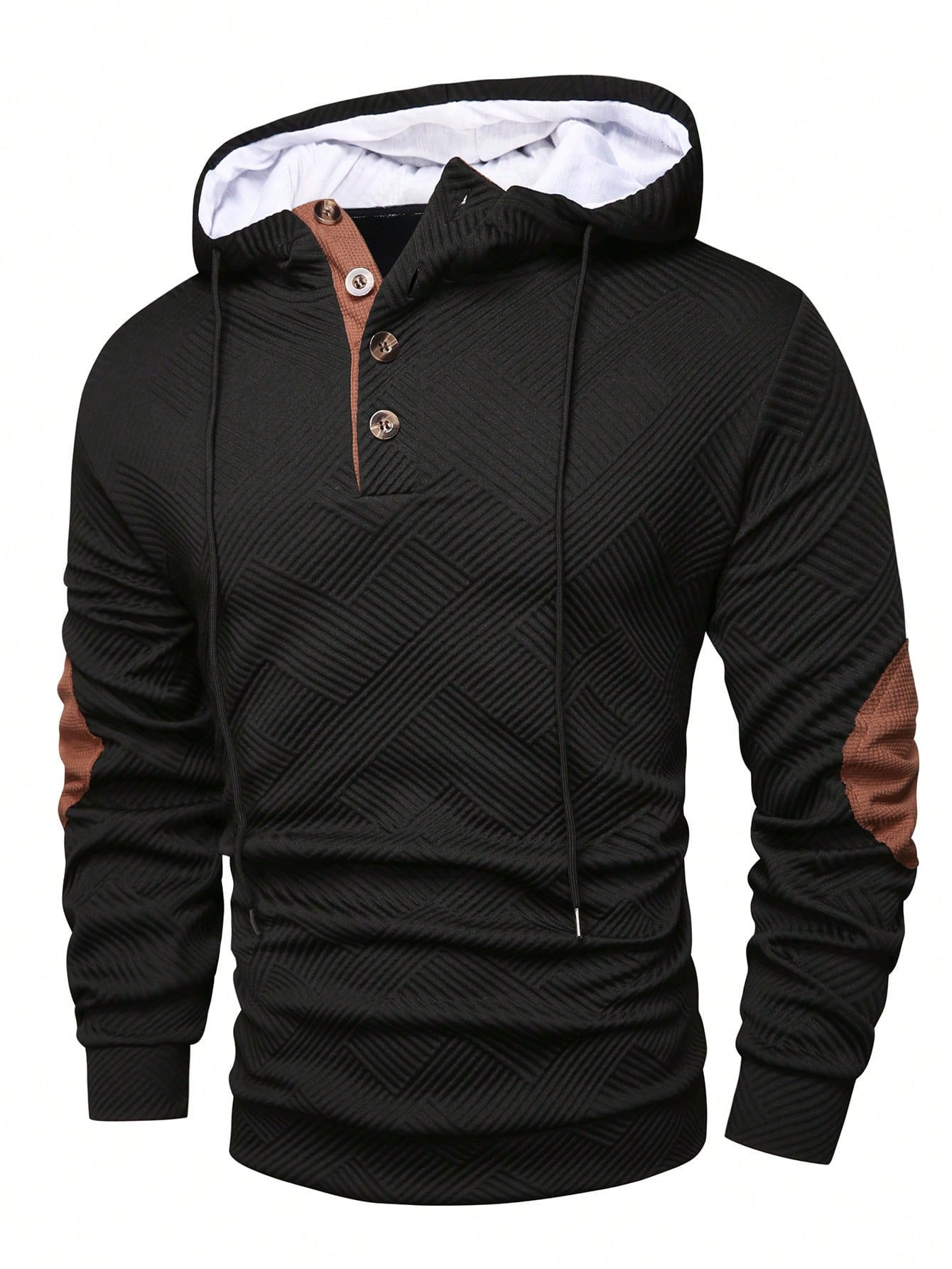 Brixton Flow™ | Quarter-Zip Texture Hoodie