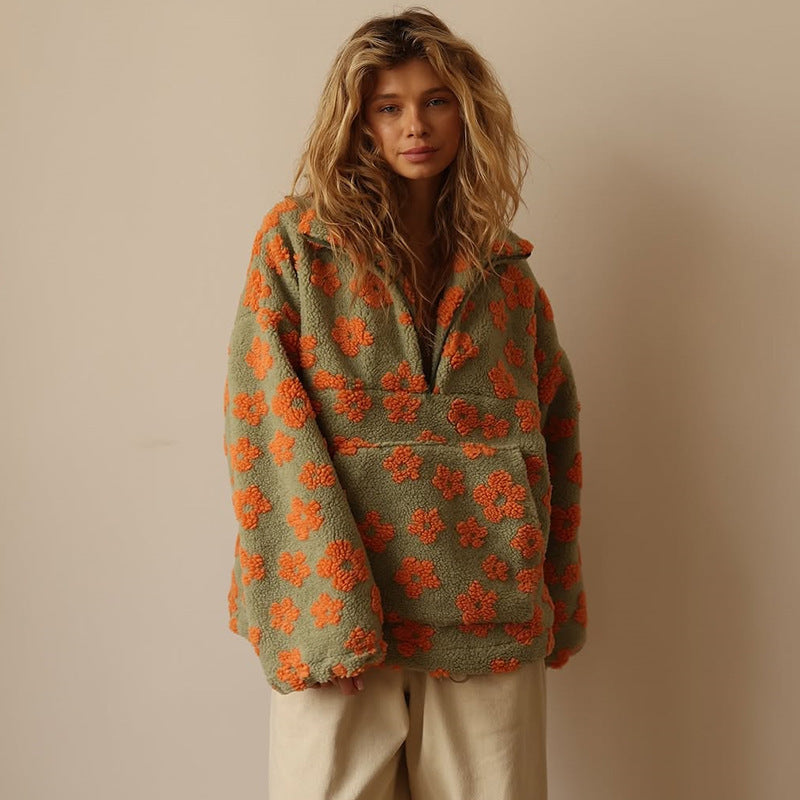 Cotswold Bloom™ | Floral Sherpa Fleece