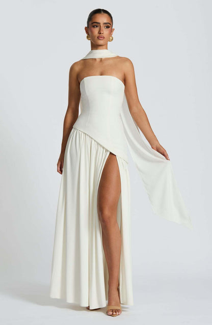 Hampton Royal™ | Lace-Up Back Evening Dress
