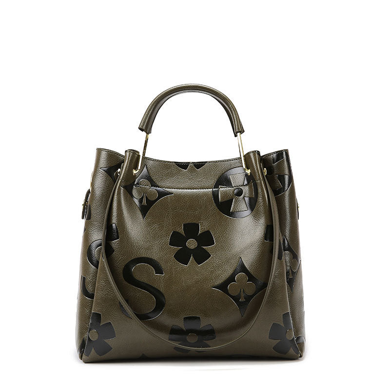 Duchess Carryall™ | Maternity-Friendly Topstitched Retro Tote