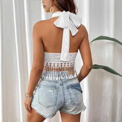 Hollow Muse™ | Lace-Up Festival Top